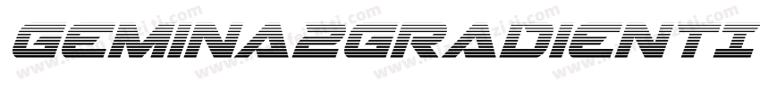 Gemina2GradientItalic-DlmW字体转换
