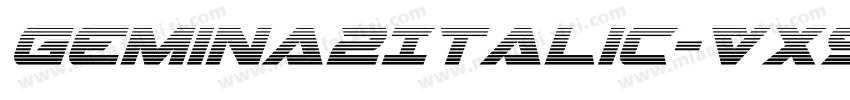 Gemina2Italic-VX9z字体转换