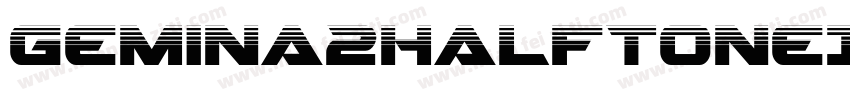 Gemina2HalftoneItalic-qrO2字体转换