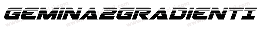 Gemina2GradientItalic-DlmW字体转换