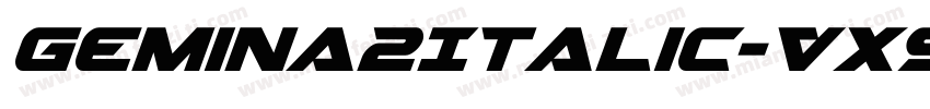 Gemina2Italic-VX9z字体转换