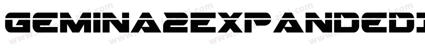 Gemina2ExpandedItalic-xmAK字体转换
