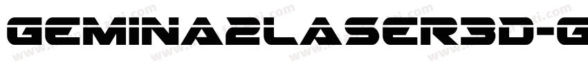 Gemina2Laser3D-GRLq字体转换