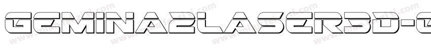 Gemina2Laser3D-GRLq字体转换