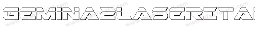Gemina2LaserItalic-zPB0字体转换