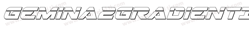 Gemina2GradientItalic-DlmW字体转换