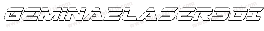 Gemina2Laser3DItalic-jloR字体转换