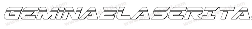 Gemina2LaserItalic-zPB0字体转换