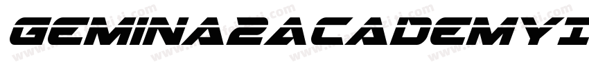 Gemina2AcademyItalic-En7n字体转换