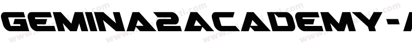 Gemina2Academy-a32R字体转换