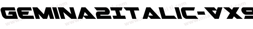 Gemina2Italic-VX9z字体转换