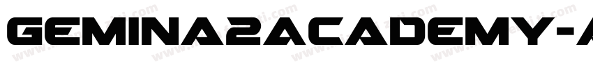 Gemina2Academy-a32R字体转换