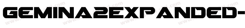Gemina2Expanded-34JL字体转换