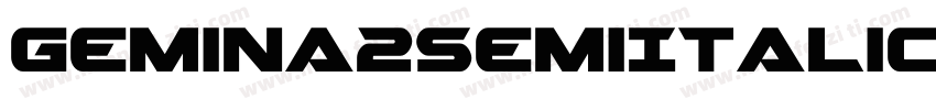 Gemina2SemiItalic-ydRm字体转换