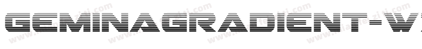 GeminaGradient-w7D8字体转换