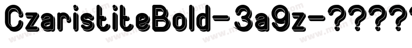 CzaristiteBold-3a9z字体转换