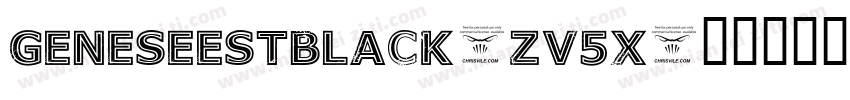 GeneseeStBlack-zv5X字体转换