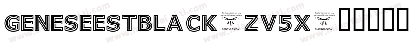 GeneseeStBlack-zv5X字体转换