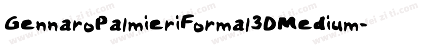 GennaroPalmieriFormal3DMedium-Y0xL字体转换