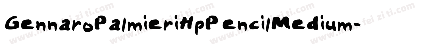 GennaroPalmieriHpPencilMedium-lE2w字体转换