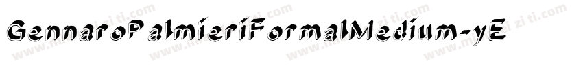 GennaroPalmieriFormalMedium-yEPM字体转换