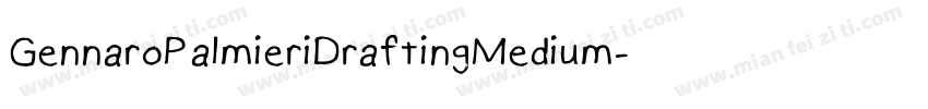 GennaroPalmieriDraftingMedium-9020字体转换