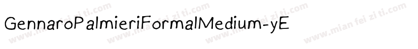 GennaroPalmieriFormalMedium-yEPM字体转换