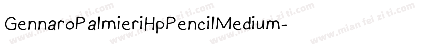 GennaroPalmieriHpPencilMedium-lE2w字体转换