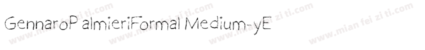 GennaroPalmieriFormalMedium-yEPM字体转换
