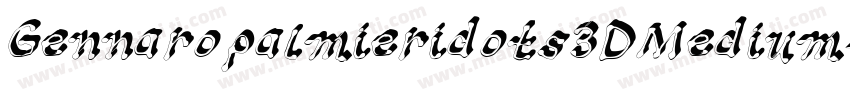 Gennaropalmieridots3DMedium-1mVM字体转换