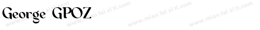 George-1GPOZ字体转换