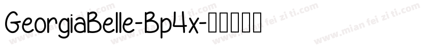 GeorgiaBelle-Bp4x字体转换