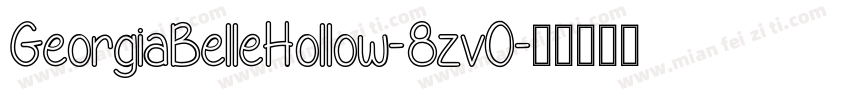 GeorgiaBelleHollow-8zv0字体转换