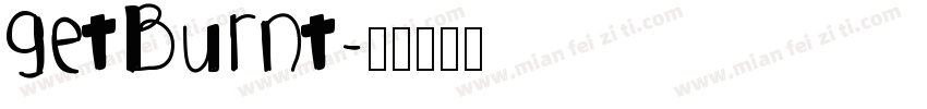 GETBURNT字体转换