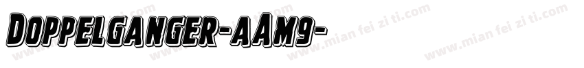 Doppelganger-aAm9字体转换