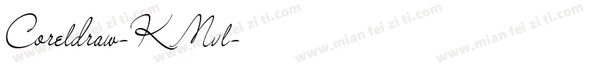 Coreldraw-KMvl字体转换