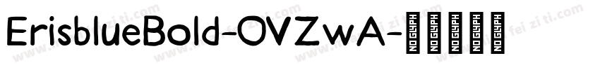 ErisblueBold-OVZwA字体转换