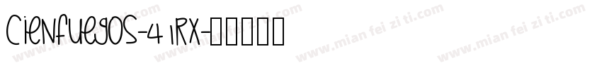 Cienfuegos-41rx字体转换