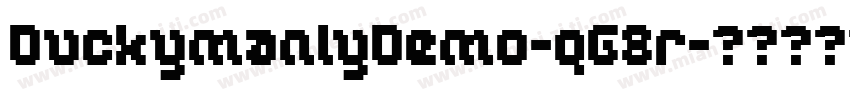 DuckymanlyDemo-qG7r字体转换