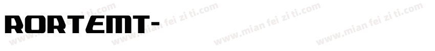 rortemt字体转换