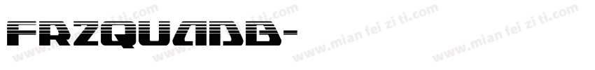 Frzquadb字体转换