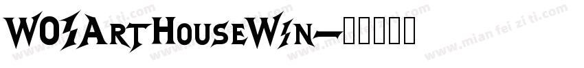 WO1ArtHouseWin字体转换