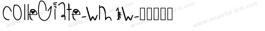 Collegiate-wM1w字体转换