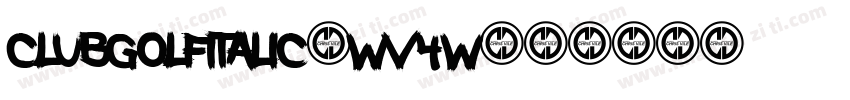 ClubGolfItalic-wV4w字体转换