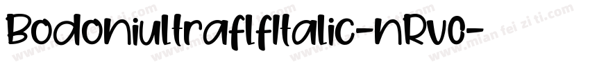 BodoniultraflfItalic-nRv0字体转换