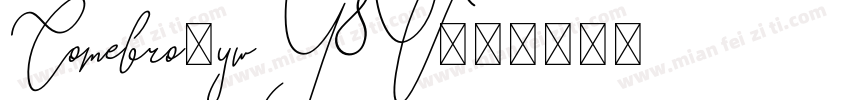 Comebro-ywY8V字体转换