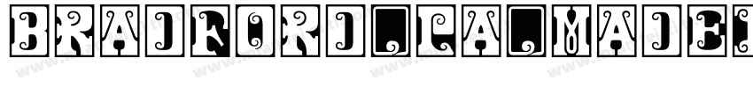 BRADFORD,PA,MADEINU.字体转换