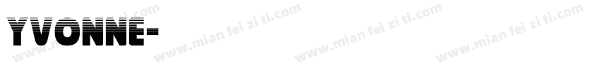 YVONNE字体转换