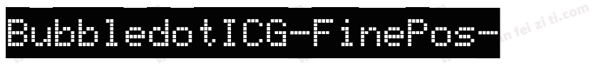 BubbledotICG-FinePos字体转换