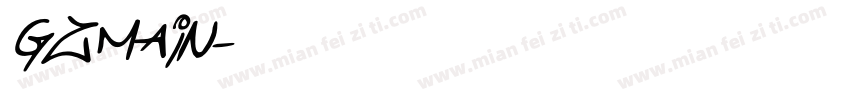 gzmain字体转换